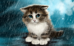 Кот под дождем. Басня Олеси Емельяновой