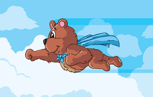 Летающий медвежонок. Басня Олеси Емельяновой