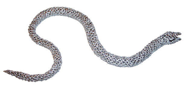 Змея - плетение из фольги - своими руками. Символ 2013 года. Мастер-класс Олеси Емельяновой. Заготовка змеи